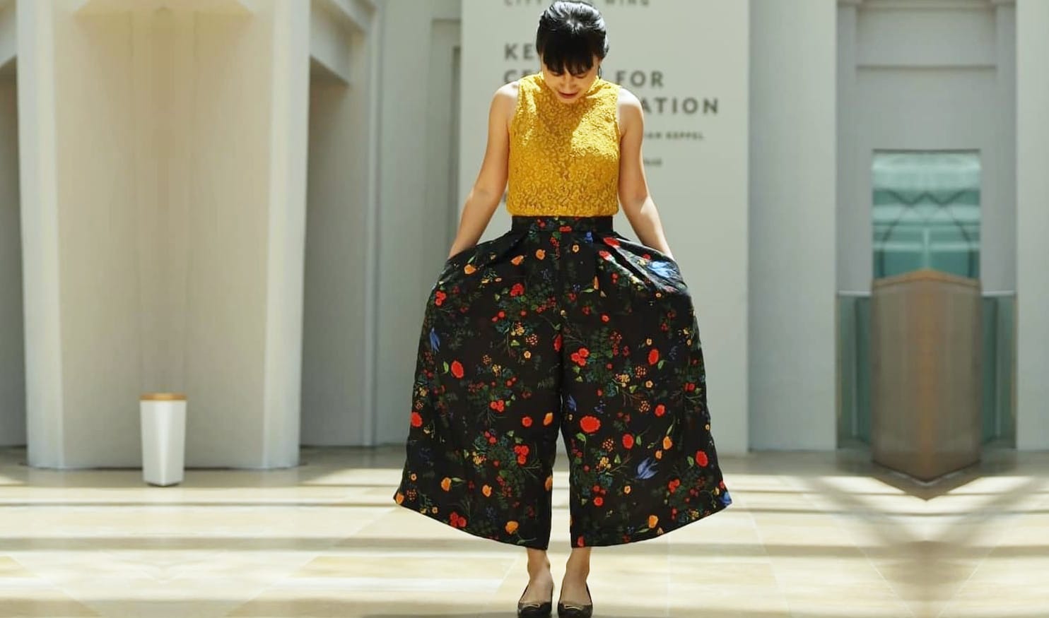 faire une jupe avec un pantalon fluide