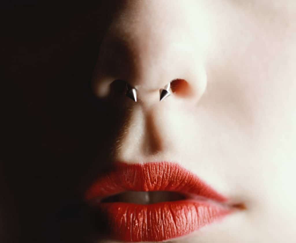 Piercing au nez