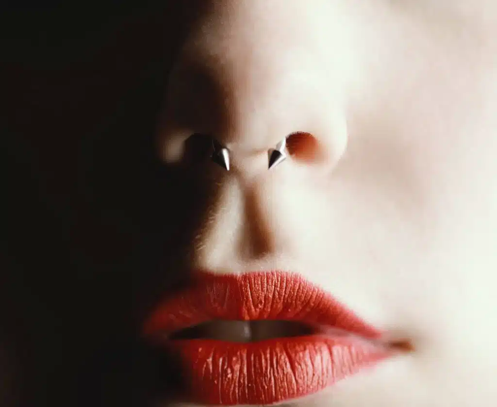 Piercing au nez